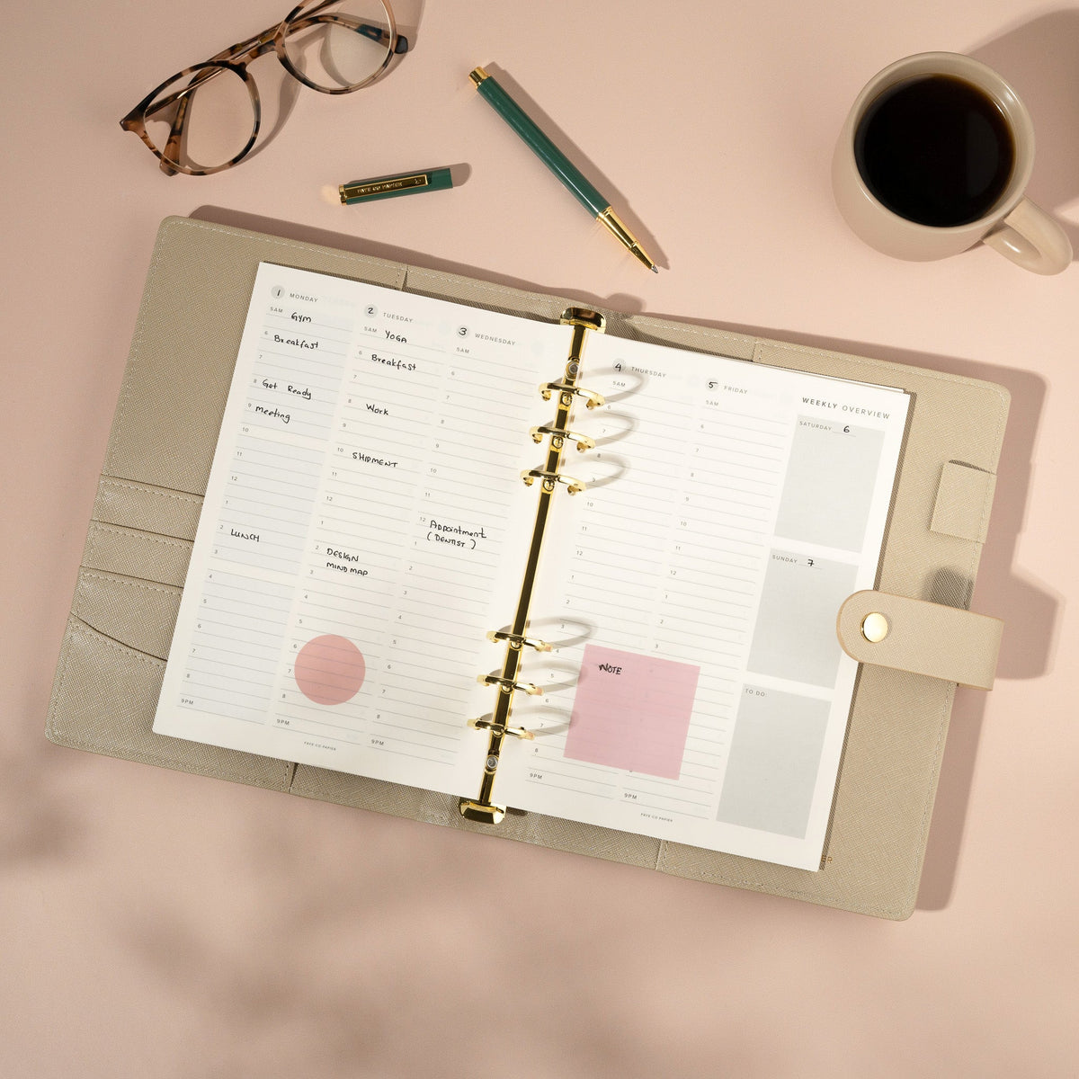A5 Agenda Ring Binder Organiser